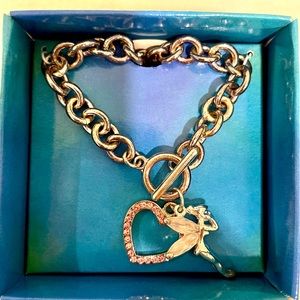 Disney Tinker Bell 8” Charm Bracelet *New